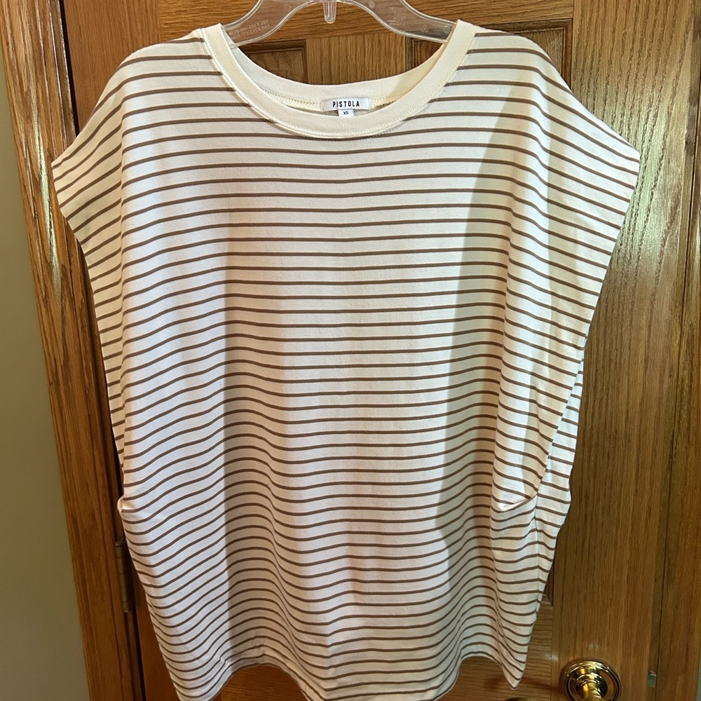 Pistola Striped Muscle Tee